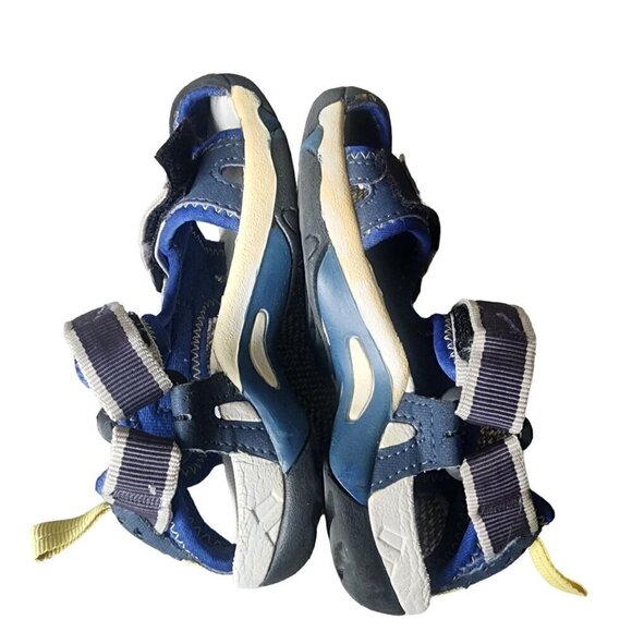 Teva Toachi Sandals Blue Little Kids Boys Size 10 - Picture 7 of 11